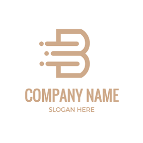Letter Logo Abstract Letter B Design logo design