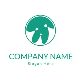 Abstract Logo Green Circle and Abstract People logo design