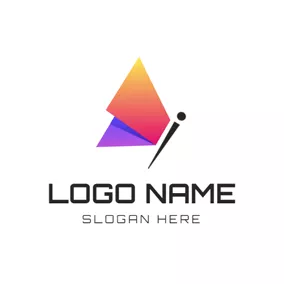 Abstract Logo Paper Folding and Abstract Butterfly logo design